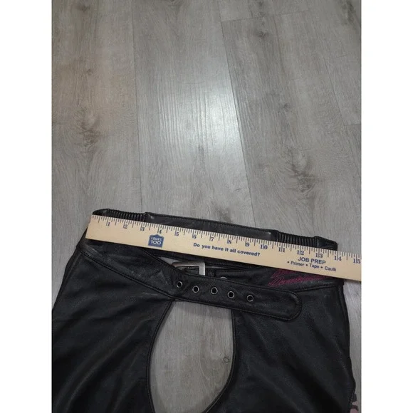 Harley Davidson Leather Chaps Womens Small Camo Riding Gear - Picture 13 of 14